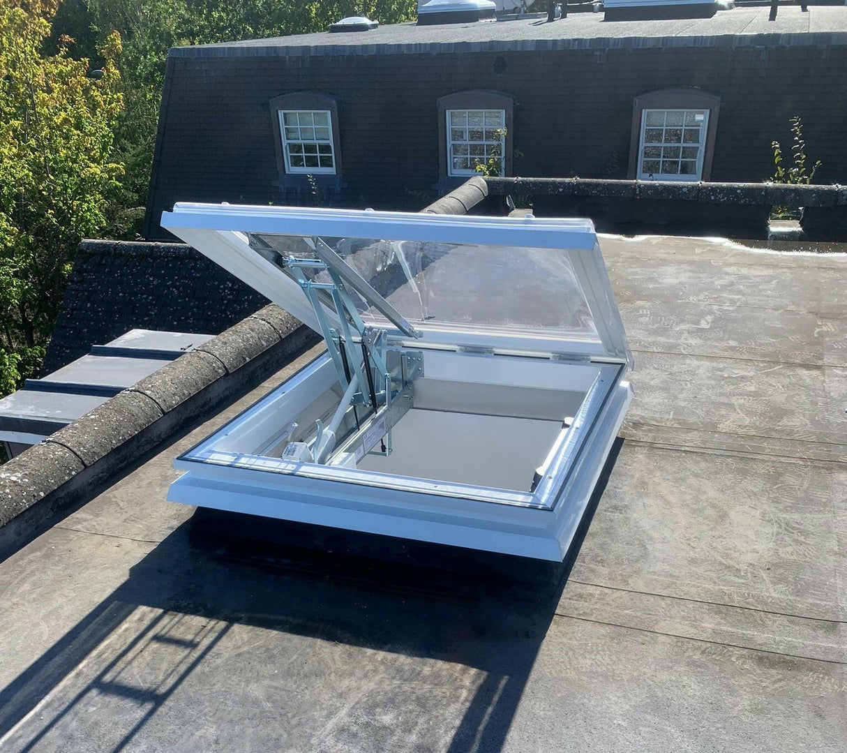1200 x 1500 mm Smoke Vent Rooflight by Mardome.