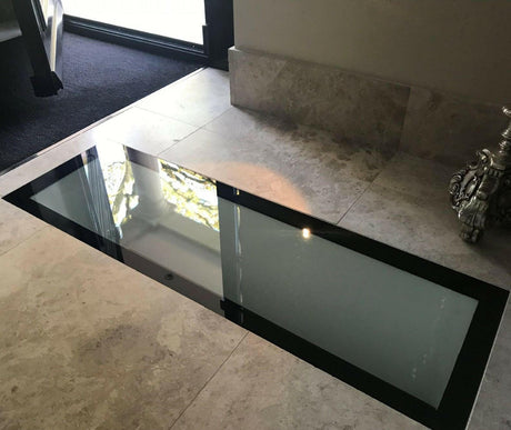 1200 x 1200 mm Frameless Walk-on Skylight.