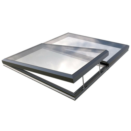 2500 x 3000 mm Electric Opening Glass Link Modular Skylight (1 Fixed 1 Opening).