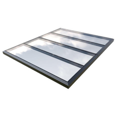 3000 x 3500 mm Fixed Glass Link Modular Skylight (2 Fixed 0 Opening).