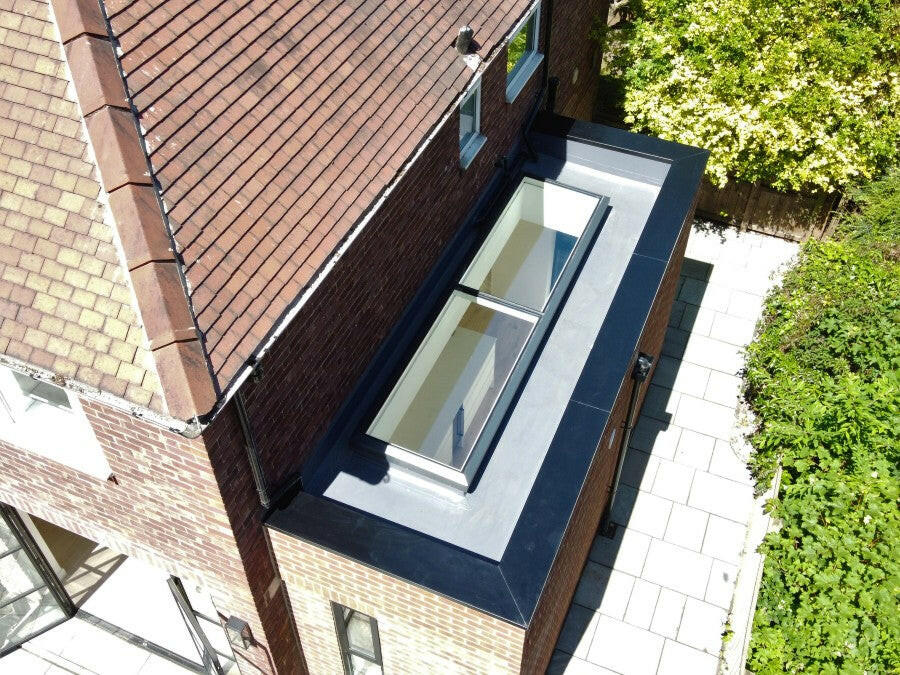 2000 x 2500 mm Fixed Glass Link Modular Skylight (1 Fixed 0 Opening).