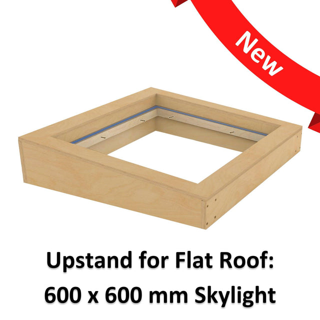600 x 600 mm Insulated Upstand for Flat Roof Skylight.