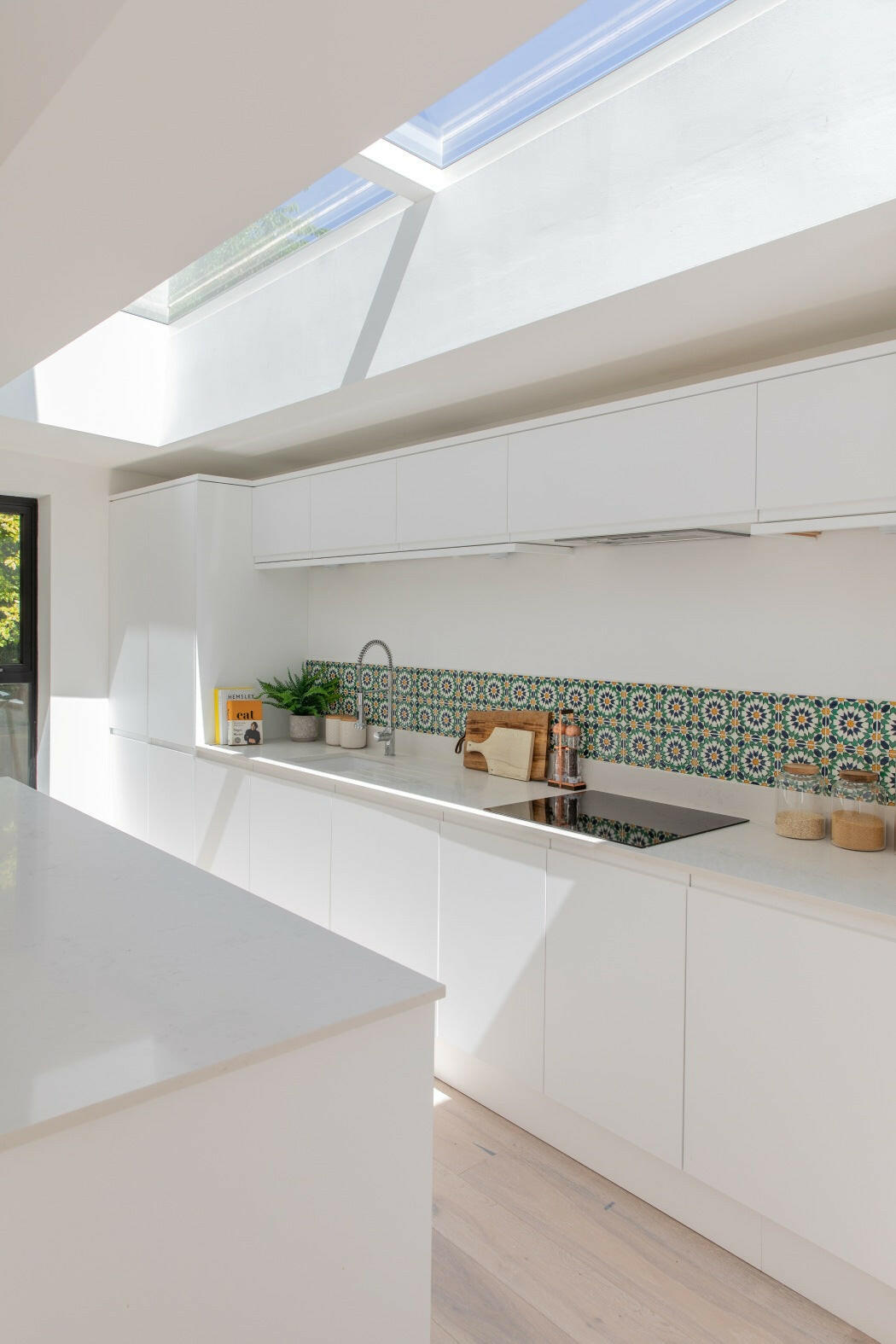 2500 x 5000 mm Fixed Glass Link Modular Skylight (3 Fixed 0 Opening).