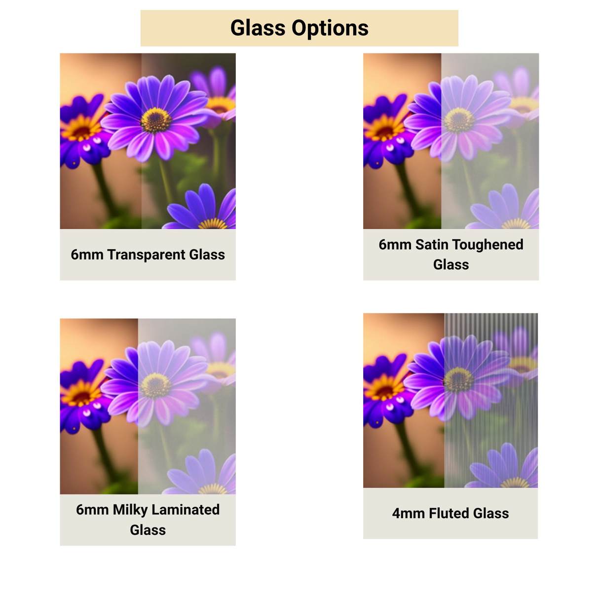 Custom Size 4 Panel Bi-Fold Steel Door