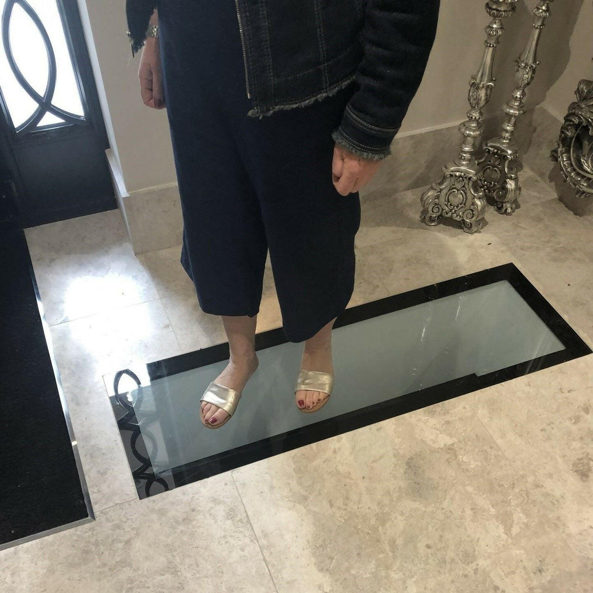 500 x 3000 mm Frameless Walk-on Skylight.