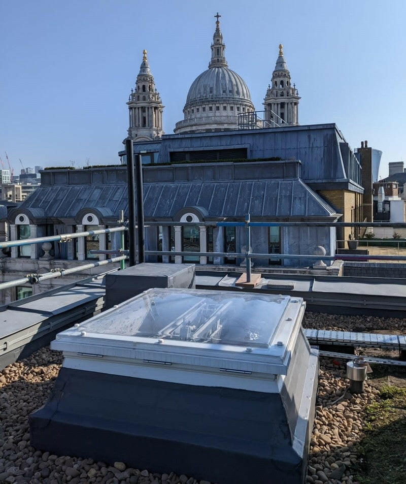 1200 x 1500 mm Smoke Vent Rooflight by Mardome.