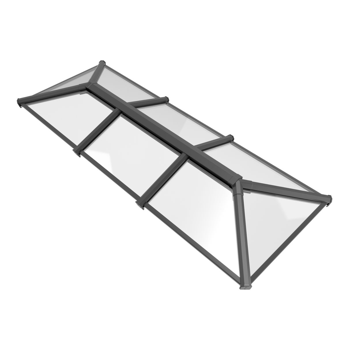 1500 x 4500 mm Stratus Aluminium Roof Lantern Style 3 (Traditional).