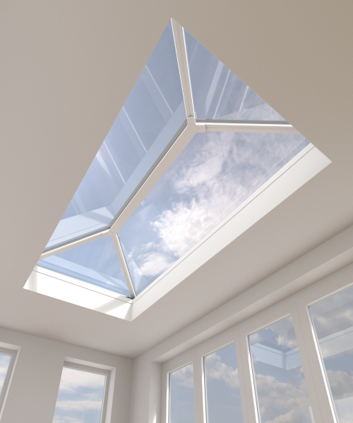 800 x 1800 mm Stratus Aluminium Roof Lantern Style 1 (Contemporary).