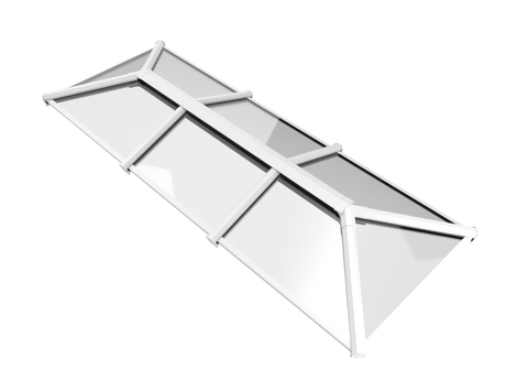 800 x 4500 mm Stratus Aluminium Roof Lantern Style 3 (Traditional).
