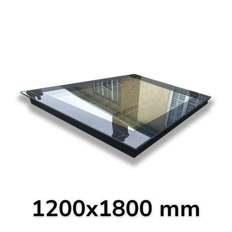 1200 x 1800 mm LD Frameless Triple Glazed Flat Roof Skylight.
