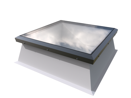 600 x 1200 mm Brett Martin Manual Opening Flat Roof Skylight.