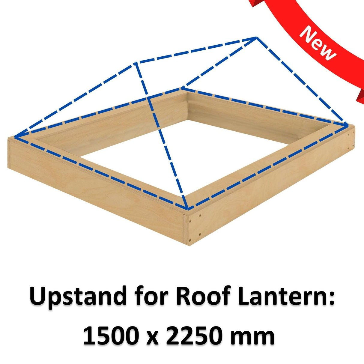 1500 x 2250 mm Insulated Upstand for Roof Lantern.