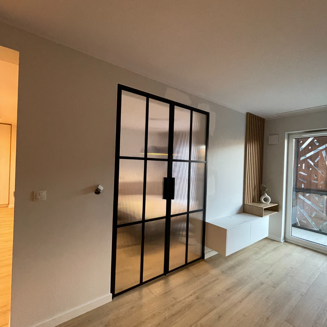 Porta in acciaio a doppio battente di dimensioni personalizzate