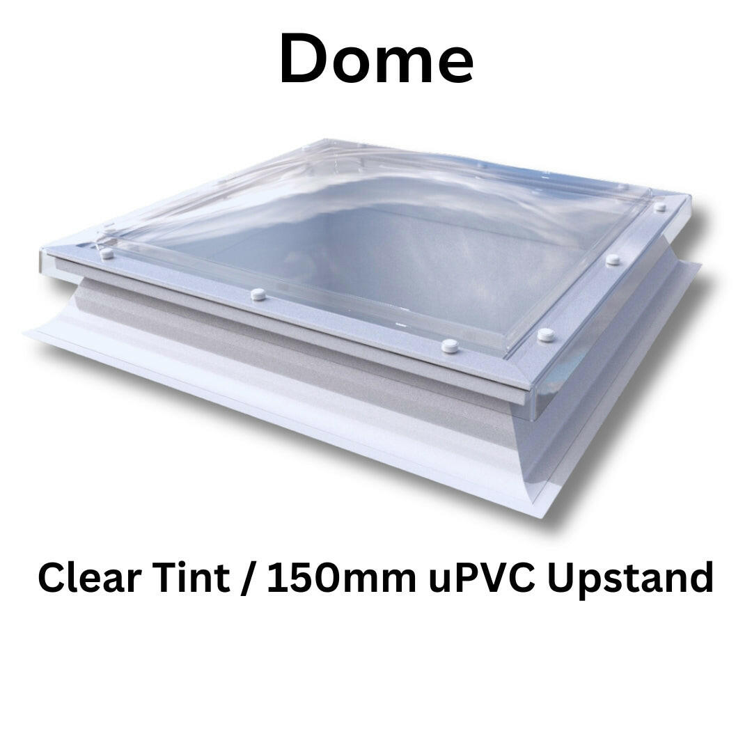 450 x 450 mm Polycarbonate Fixed Dome Rooflight by Mardome Trade.