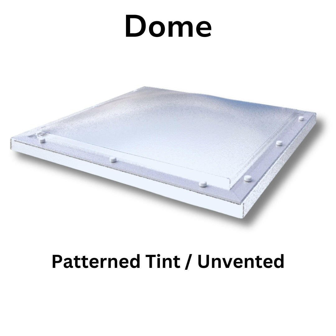 900 x 900 mm Lucernario a cupola fissa in policarbonato di Mardome Trade