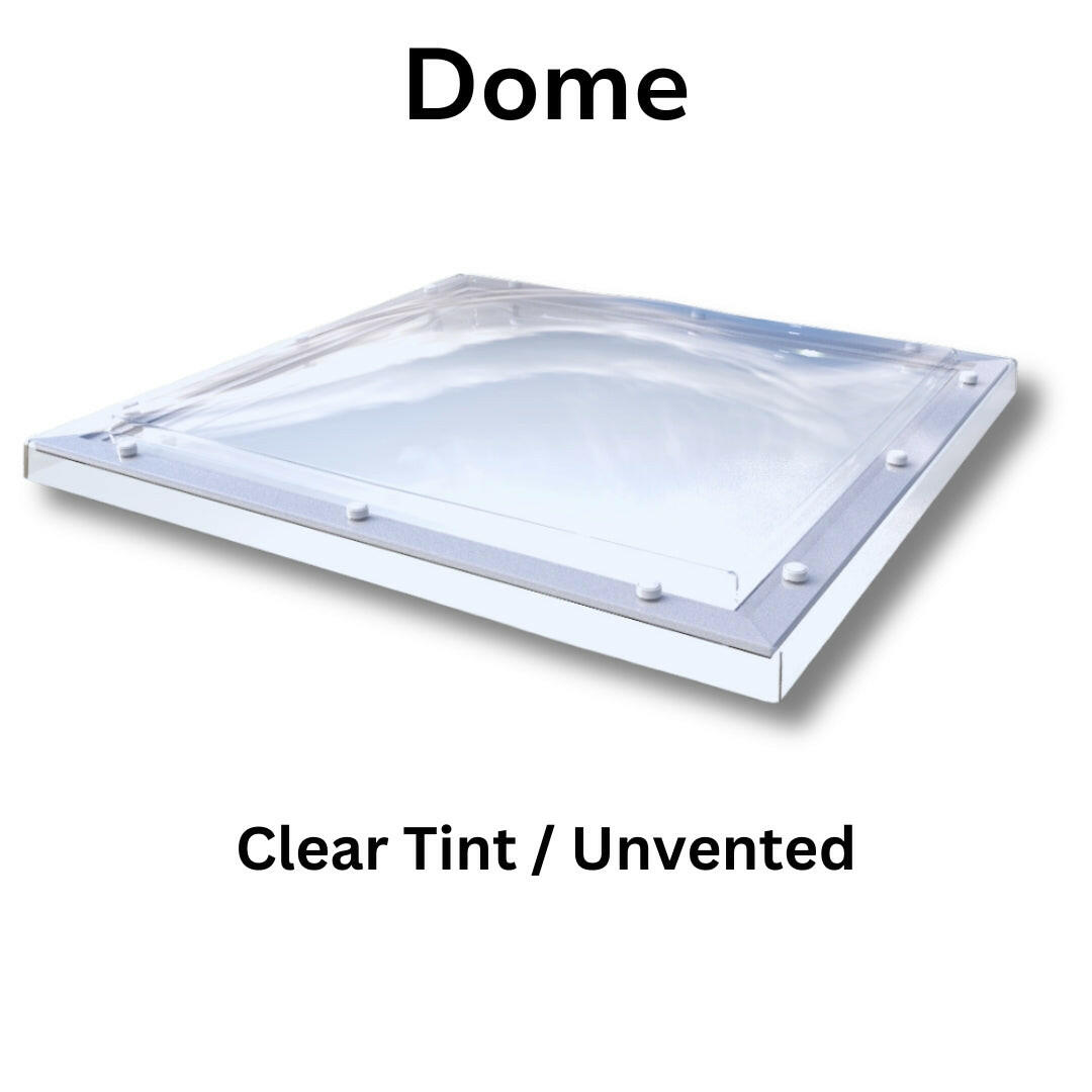 450 x 450 mm Polycarbonate Fixed Dome Rooflight by Mardome Trade.