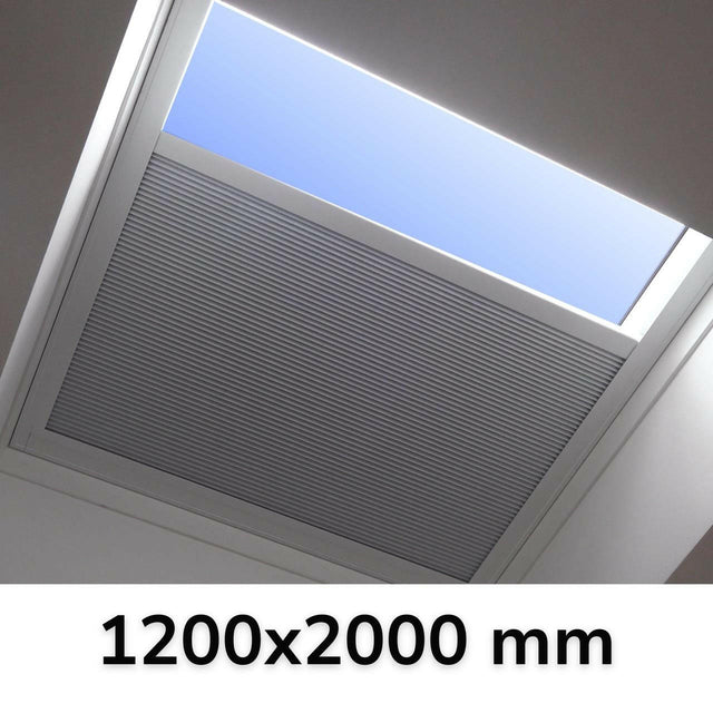 1200 x 2000 mm LD Manual Blinds for Flat / Pitched Roof Skylights & Roof Lanterns.