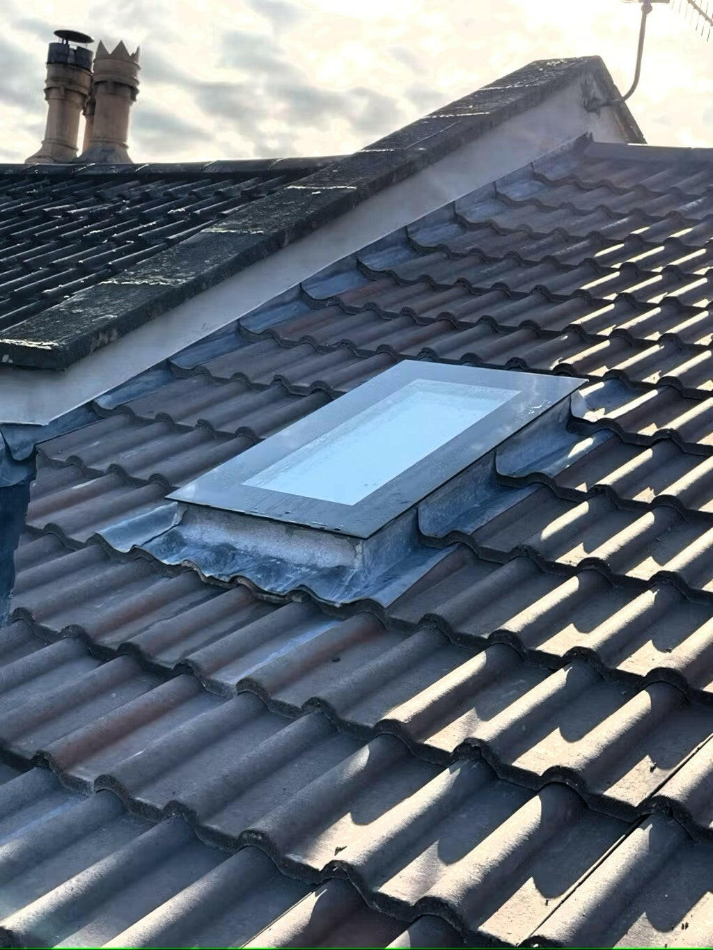 1500 x 2500 mm LD Frameless Triple Glazed Pitched Roof Skylight.