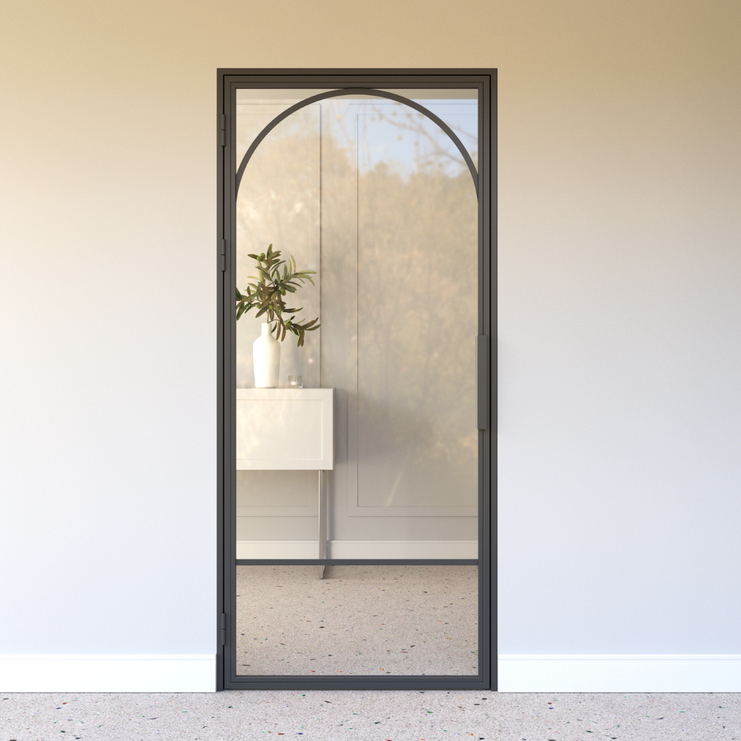 Porta in acciaio a battente singolo di dimensioni personalizzate