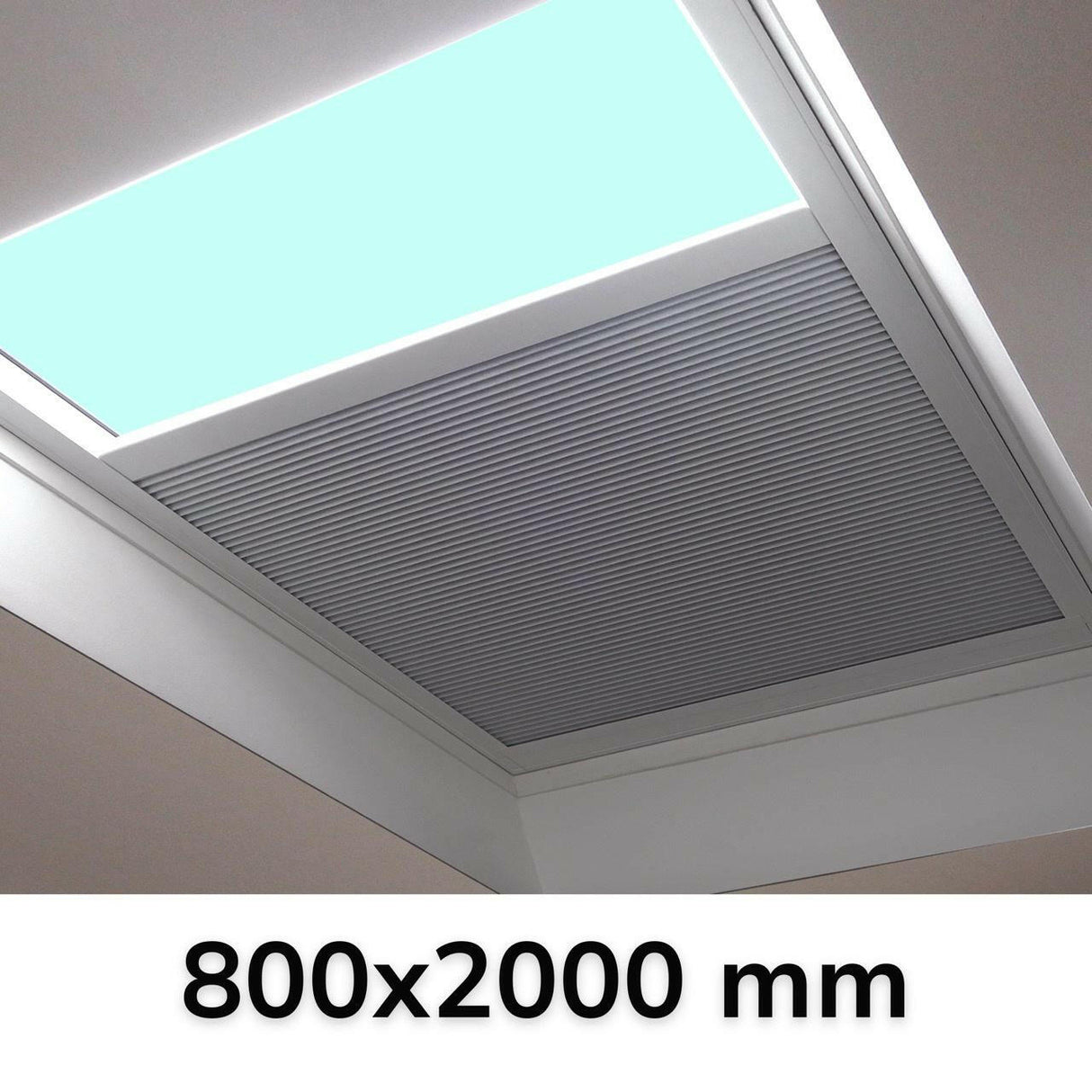 800 x 2000 mm LD Electric Blinds for Flat / Pitched Roof Skylights & Roof Lanterns.