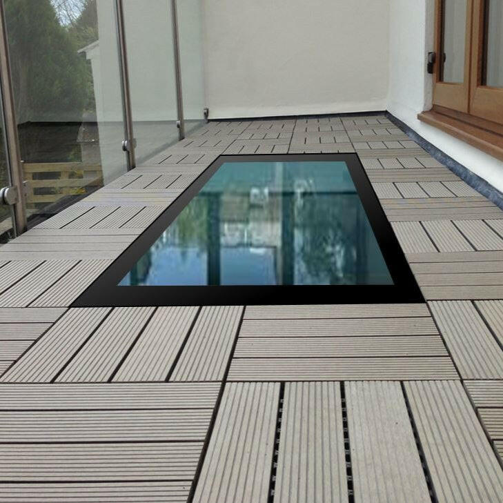 1200 x 1800 mm Framed Walk-on Skylight.