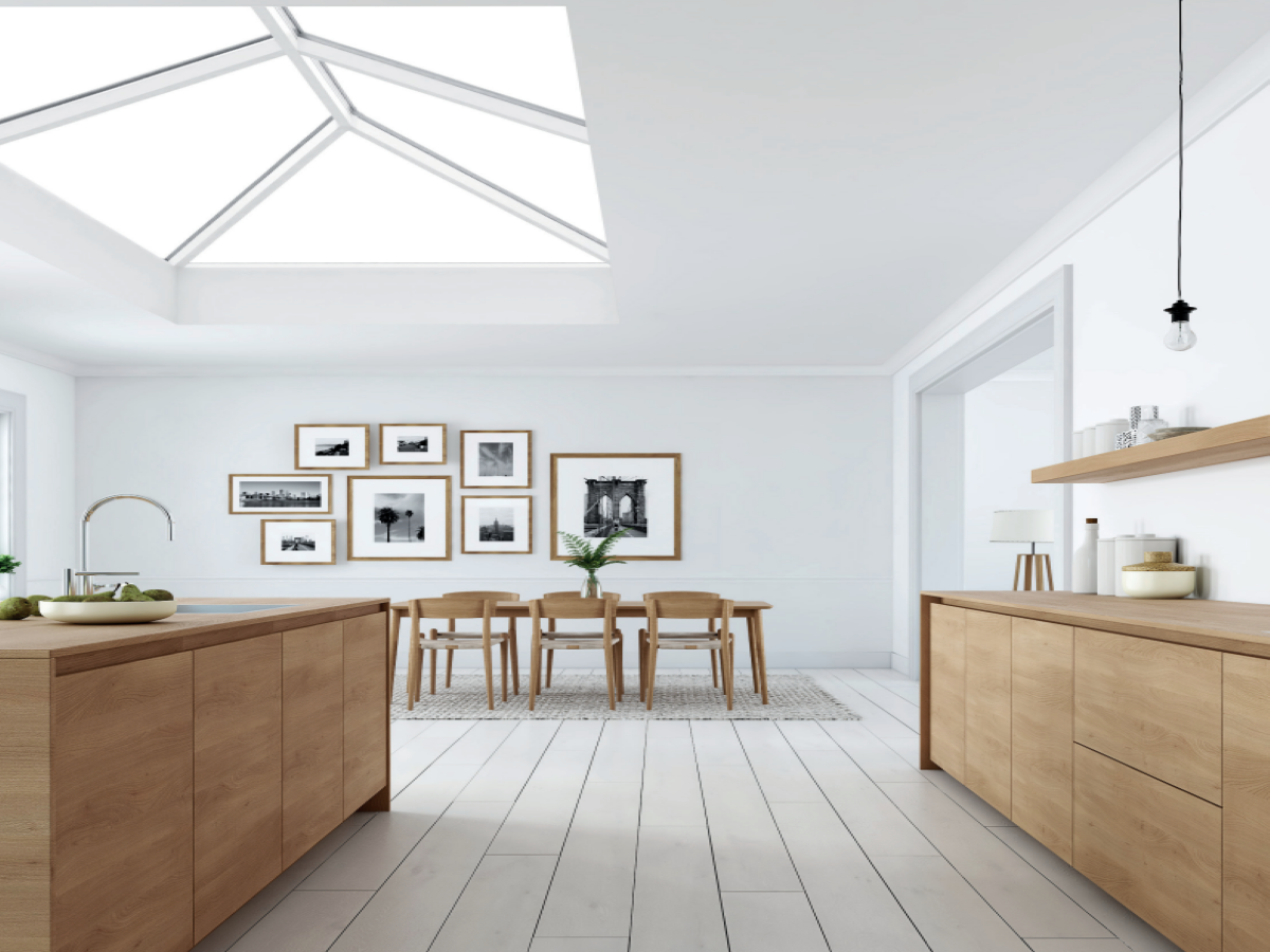 1500 x 3000 mm Stratus Aluminium Roof Lantern Style 2 (Traditional).