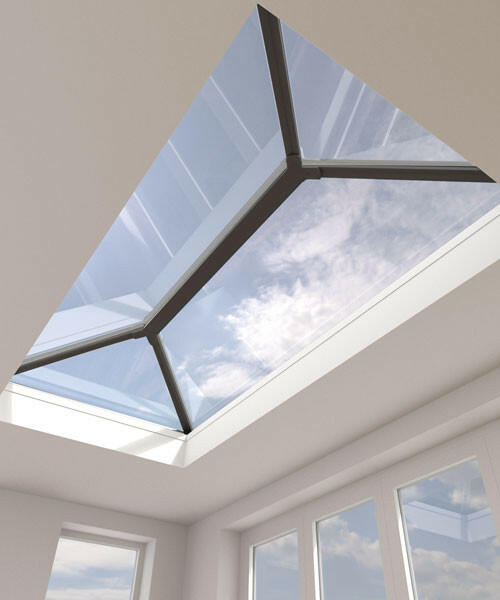 1500 x 2500 mm Stratus Aluminium Roof Lantern Style 1 (Contemporary).