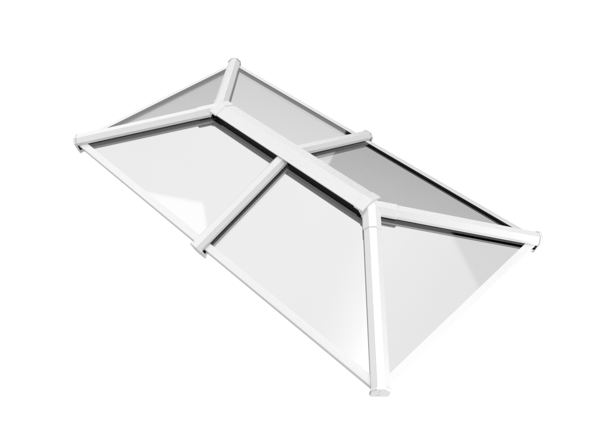 1500 x 2500 mm Stratus Aluminium Roof Lantern Style 2 (Traditional).