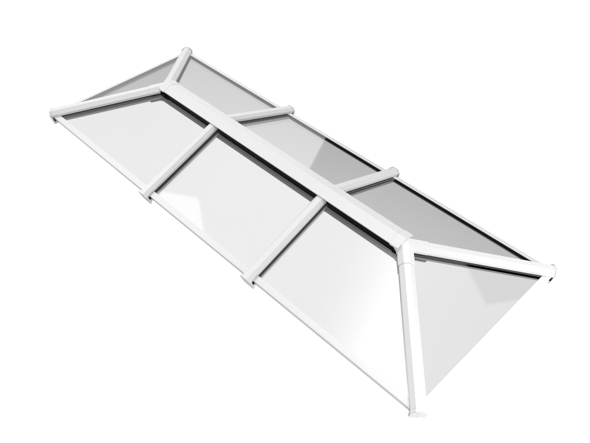 750 x 3500 mm Stratus Aluminium Roof Lantern Style 3 (Traditional).