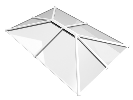 2250 x 2750 mm Stratus Aluminium Roof Lantern Style 4 (Traditional).