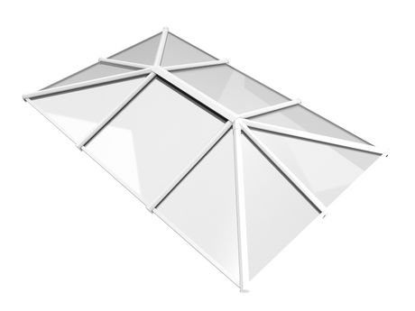 1500 x 4500 mm Stratus Aluminium Roof Lantern Style 5 (Traditional).