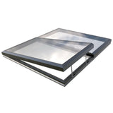 2500 x 3000 mm Electric Opening Glass Link Modular Skylight (1 Fixed 1 Opening).