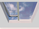 2000 x 2000 mm Electric Opening Glass Link Modular Skylight (1 Fixed 1 Opening).