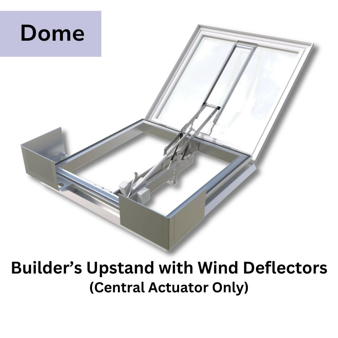 1650 x 1650 mm Smoke Vent Rooflight by Mardome.