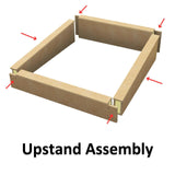 400 x 1500 mm Insulated Upstand for Flat Roof Skylight.