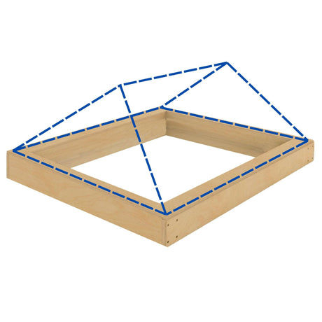 1000 x 1000 mm Insulated Upstand for Roof Lantern.