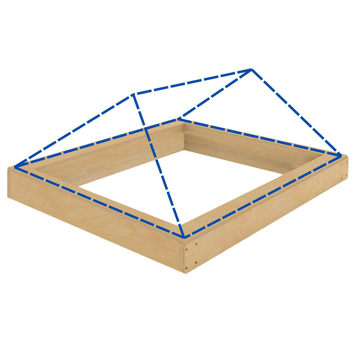 750 x 750 mm Insulated Upstand for Roof Lantern.