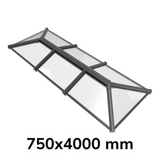 750 x 4000 mm Stratus Aluminium Roof Lantern Style 3 (Traditional).