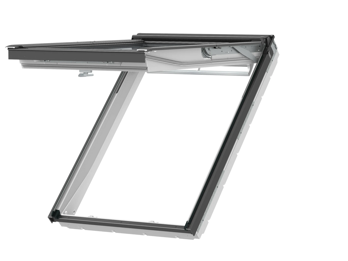 78x98 cm VELUX GPU MK04 0069 Finestra manuale ad apertura superiore | Poliuretano bianco senza manutenzione | Triplo vetro.