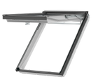 78x98 cm VELUX GPU MK04 0069 Finestra manuale ad apertura superiore | Poliuretano bianco senza manutenzione | Triplo vetro.