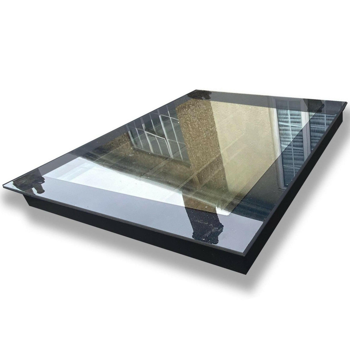 800 x 1000 mm LD Lucernario a triplo vetro senza telaio per tetti piani.