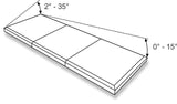 3000 x 4500 mm Fixed Glass Link Modular Skylight (4 Fixed 0 Opening).