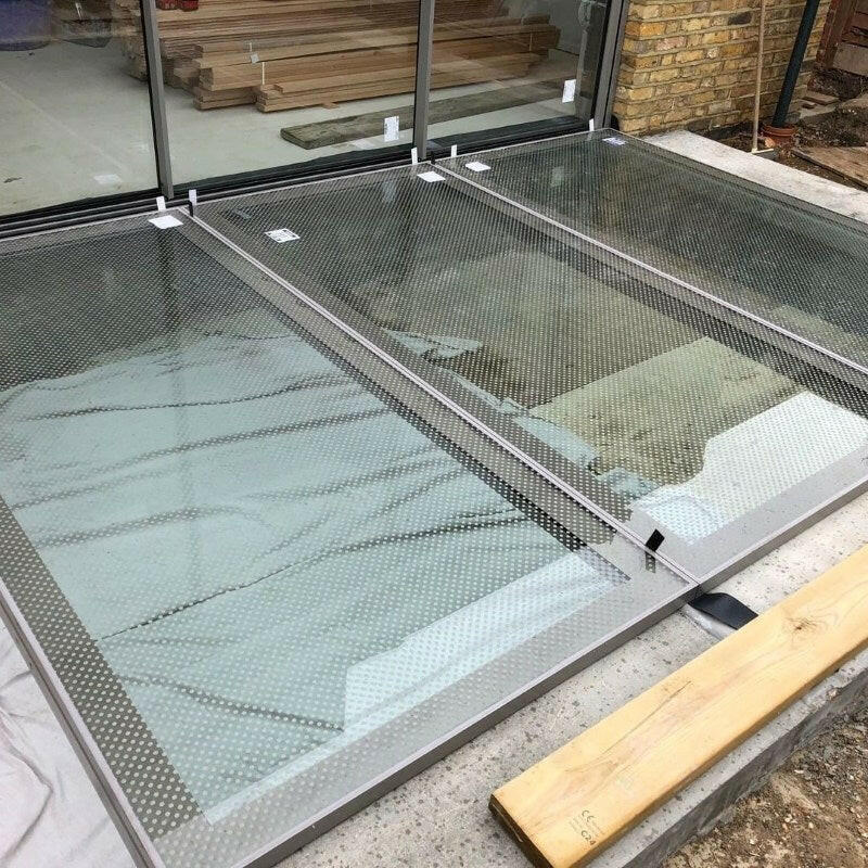 600 x 1800 mm Framed Walk-on Skylight.
