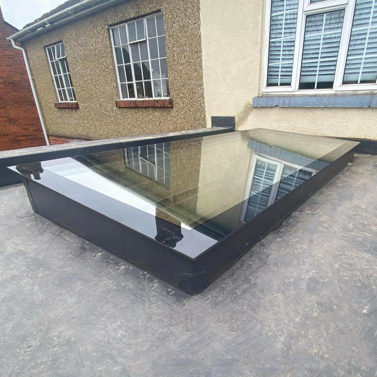 600 x 1800 mm LD Frameless Triple Glazed Flat Roof Skylight.
