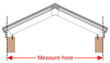 1000 x 1500 mm Brett Martin Traditional Roof Lantern.