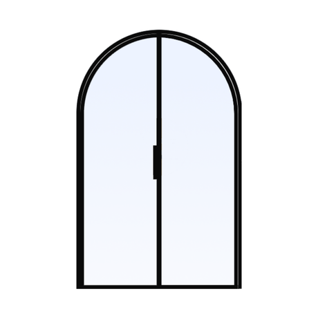 Porta in acciaio a doppio arco di dimensioni personalizzate