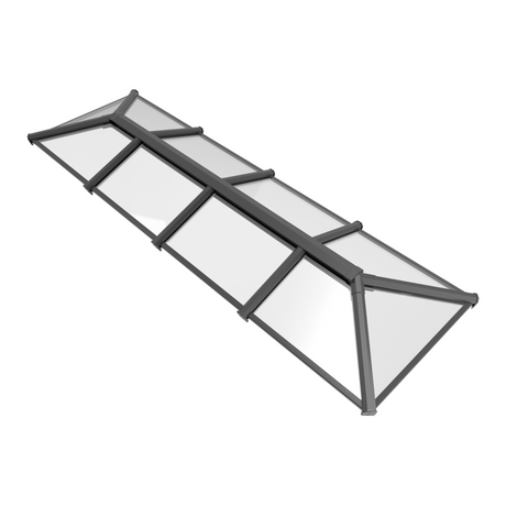 1000 x 4000 mm Stratus Aluminium Roof Lantern Style 6 (Traditional).