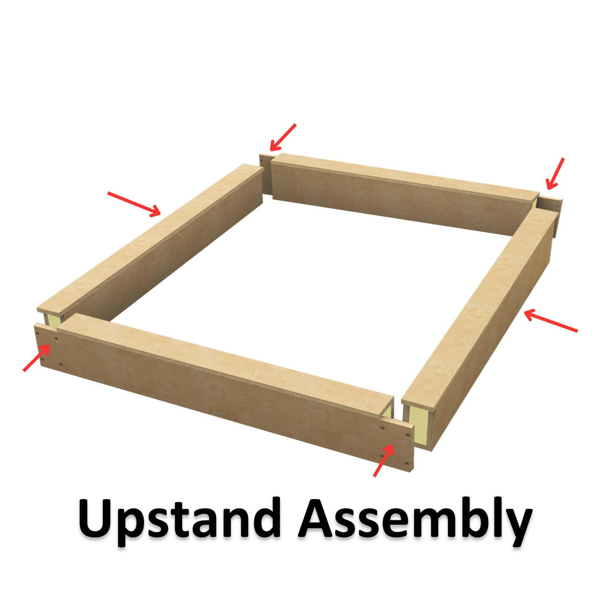 750 x 750 mm Insulated Upstand for Roof Lantern.