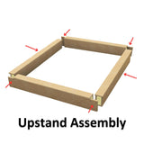 1200 x 1800 mm Insulated Upstand for Roof Lantern.