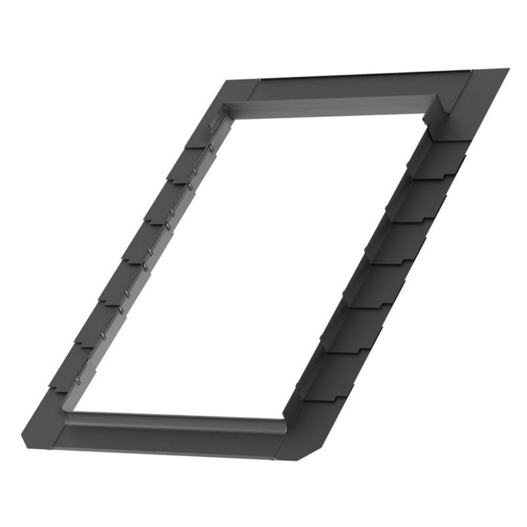 94x160 cm VELUX Pro+ EDL PK10 2000 Scossalina in ardesia con isolamento | Finitura alluminio grigio